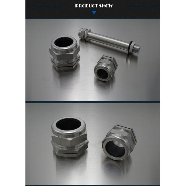 M72 Metal Mechanical Stainless Steel Cable Gland Dustproof Salt Resistant