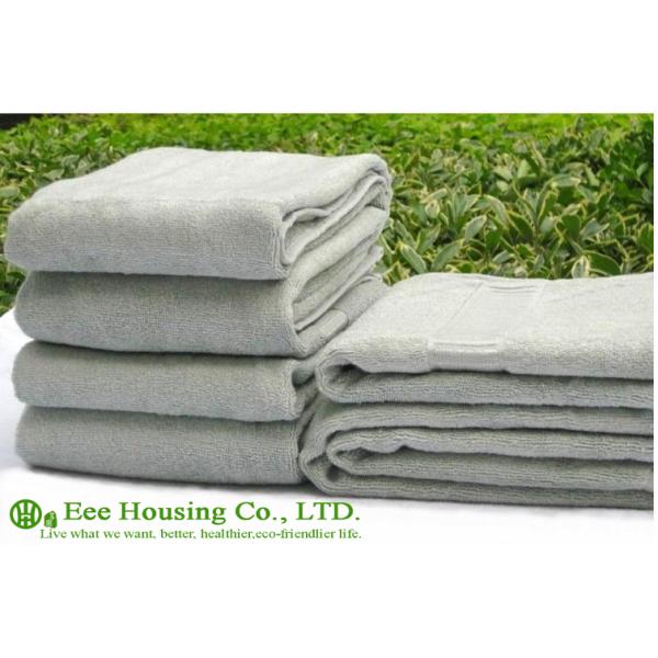 100%  Plain Bamboo Fiber Tower, Eco-friendly and Anti-Bacterial, 34cm*76cm,Blue/ Green/Pink/ khaki