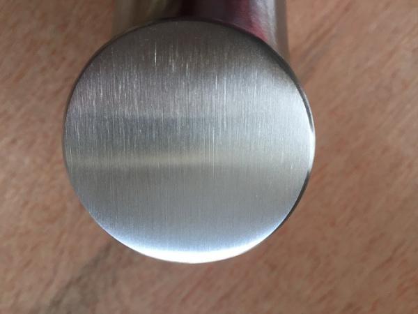 Stainless Steel Terrace Railings Wall Return Handrail End in Round