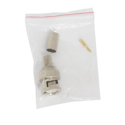 Friso da porca da baioneta no conector de cabo coaxial do homem BNC 3 partes para a fiação do CCTV
