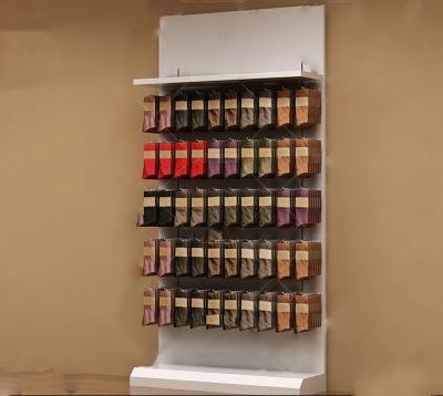Flexible Design Sports Display Rack Single Side Wall Display Rack For Stockings