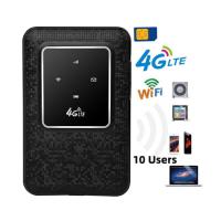 router de los apuroses del bolsillo de 150Mbps 10Users WPS 2.4g Sim Card Slot 4g Lte Wifi con la batería