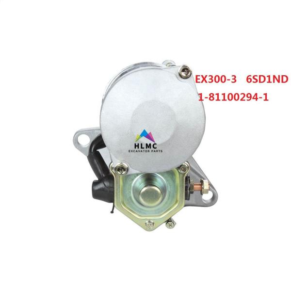 Excavator Parts Hitachi Excavator Isuzu Engine Starting Motor 6SD1ND 1-81100294-1 1811002460