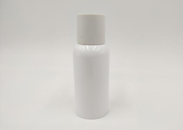 White Color Plastic Cosmetic Bottles Lotion Toner Water Boston Shape Bottle