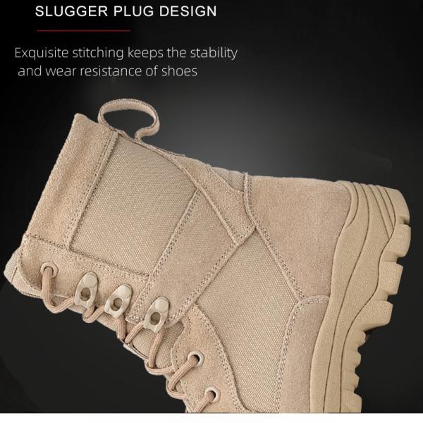 Ankle Protected Winter Military Leather Boots Suede Head Cowhide Outdoor Sports Boots