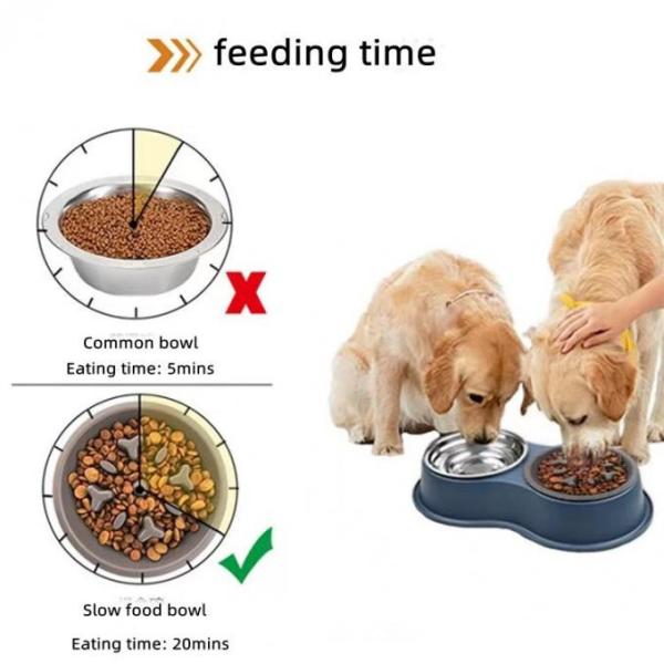 Шара собаки еды любимца нержавеющей стали шар воды медленного отделяемый