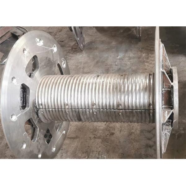 Wire Rope/Cable Winch Drum Fixed Q355B Lebus Sleeves, Plug Welding