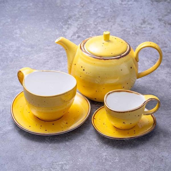 Afternoon Tea 90cc Ceramic Mug Cup And Saucers Hand Painted