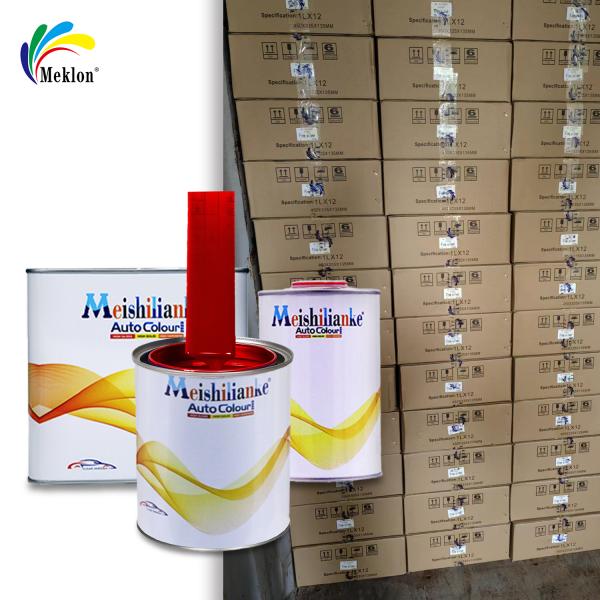 Environmentally Car Paint Basecoat Red Auto Paint Long-lasting Liquid Coating