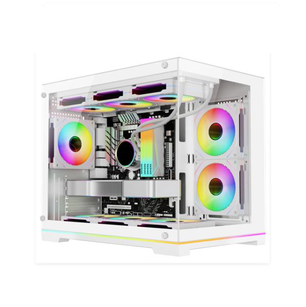 Full Tower ATX Case w/ Tempered Glass, 360mm Radiator & 5-Slot VGA Support