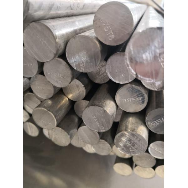 T6 7075 Aluminum Round Bar / Aluminium Round Rod For Ordnance Industries