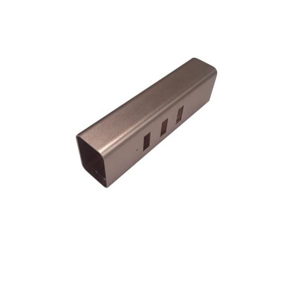 Color Anodized Square Aluminum Profile , Electronics CNC Aluminium Profile