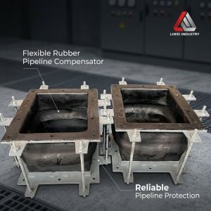 Flexible Non Metal Rubber Compensator Designed To Absorb Vibration And Compensate For Thermal Expansion In Pipeline Applications