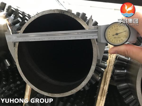 A106 Gr.B ASTM Black Stud Tube For Furnaces In Corrosive Environment