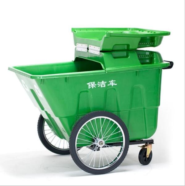 Eco - Friendly Large Garbage Cans SMC Industrial Outdoor With Two Wheel