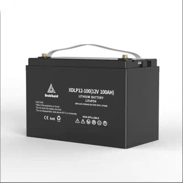Solar Rv Marine 12v Lifepo4 Battery 100ah Rechargeable