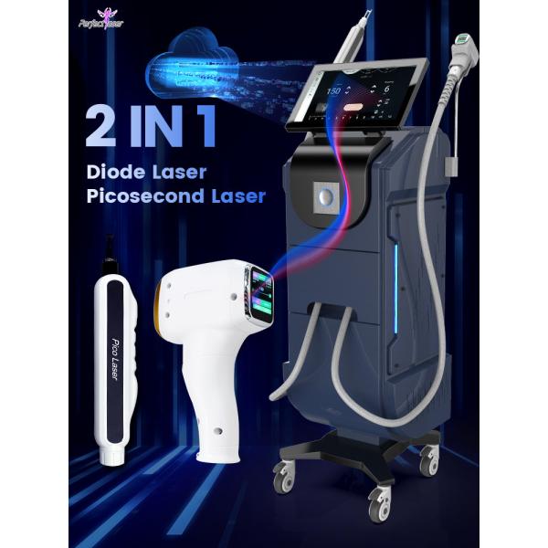 подмолаживание кожи машины удаления волос лазера пикосекунды диода 808nm 3 длины волны