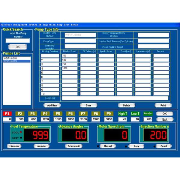 ADM720 Механическая топливная насос испытательная скамейка 5,5 кВт/7,5 кВт/11 кВт/15 кВт/18,5 кВт/22 кВт,для испытания различных топливных насосов