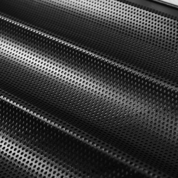 bandeja de horneado de baguette de aluminio sin adhesiones para panes de pan francés perforados