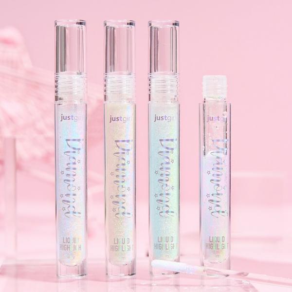 Long Lasting Smooth Texture Glitter Makeup Highlighter Body Oil For Flawless Glow