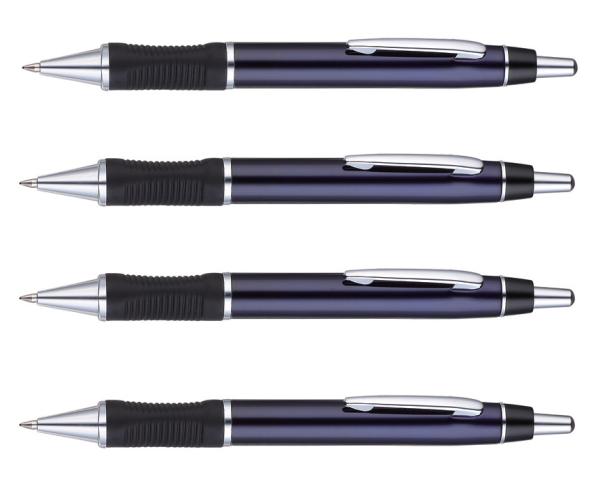 advertising slogan metal ball pen,slogan printed metal pen click action