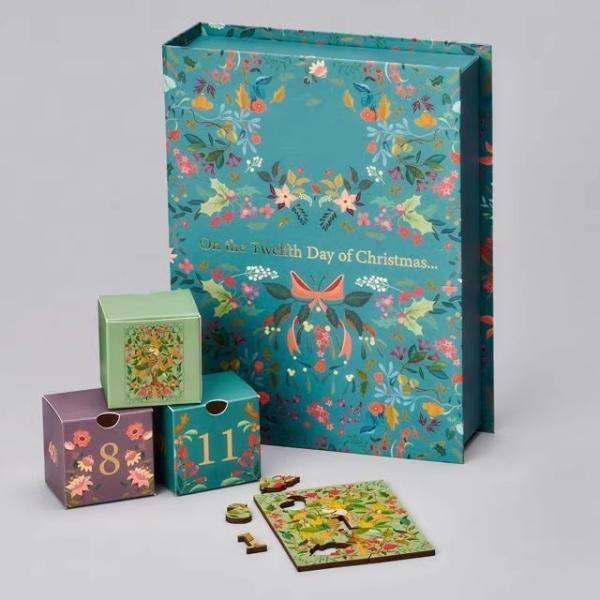 Boîtes cadeaux de Noël imprimées sur mesure avec options de couleurs Pantone CMJN