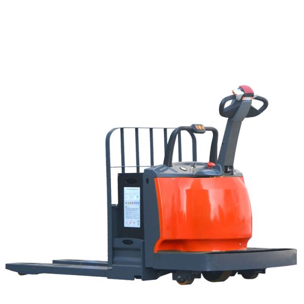3 Ton Stand-On Electric Pallet Truck Rated Traction Lift Height 233mm