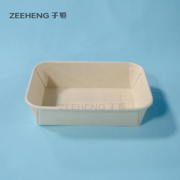 Пищевой контейнер бумаги шаров Ziheng Biodegradable устранимый с крышками