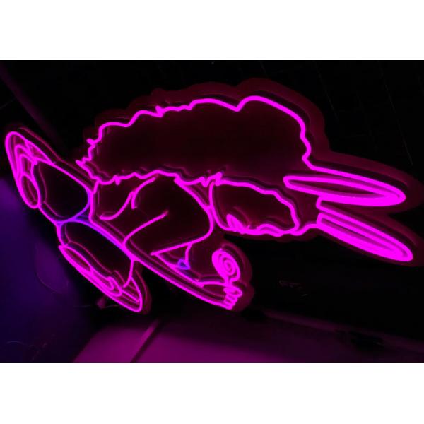 Bunny Girl 12VDC 200cm Silica Gel Neon Signs Illuminated
