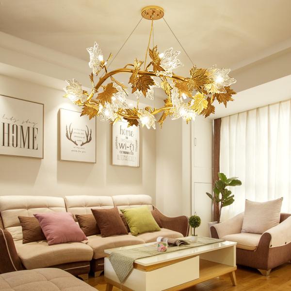 Energy Saving  Hanging Modern Pendant Light  Modern Gold Ceiling Lights No Mercury