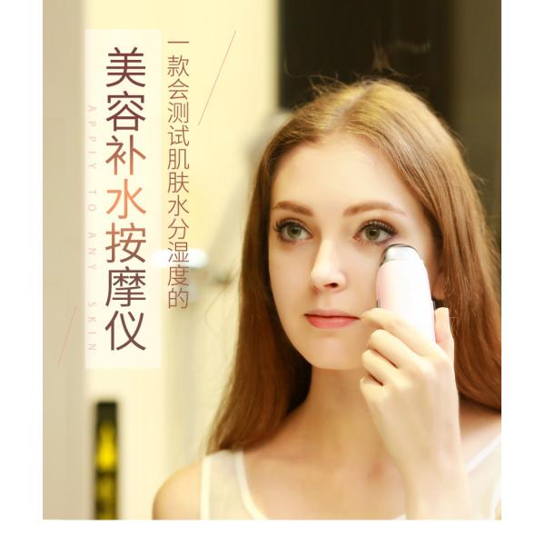 3 IN 1 Beauty Facial Hydrating Massager,Skin Water Test ,Vibration Massager GK-SP01