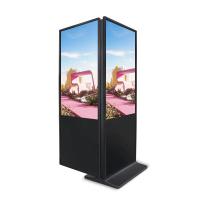 Signage numérique verticale Kiosque à deux côtés pour la publicité intérieure