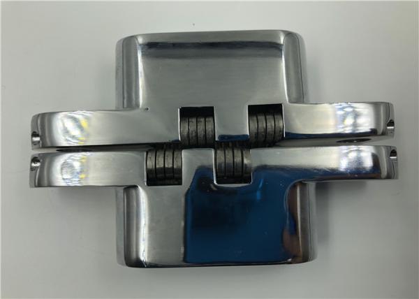 Low Noise Invisible Spring Hinges With Satin Stainless Steel / Polished Surface