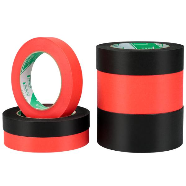 wholesale red black crepe paper masking tape
