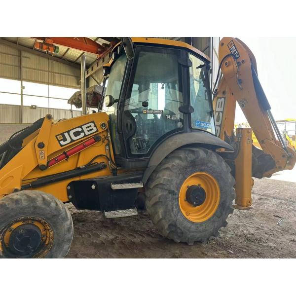 Japan Original Paint JCB 3CX Backhoe Loader with CAT Engine in Excellent Condition
