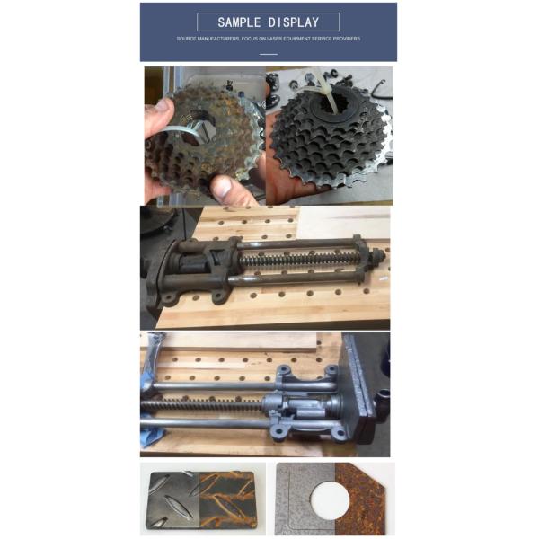 Fiber Length 3M-10M 1000W/1500W Handheld Laser Cleaning Machine for Degreasing and Rust Removal