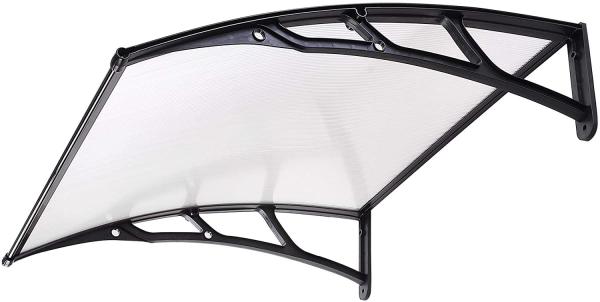 60x80CM Durable Window Awning Waterproof Door Window Awning Canopy Clear Rain Cover Outdoor Sun Shade Shelter