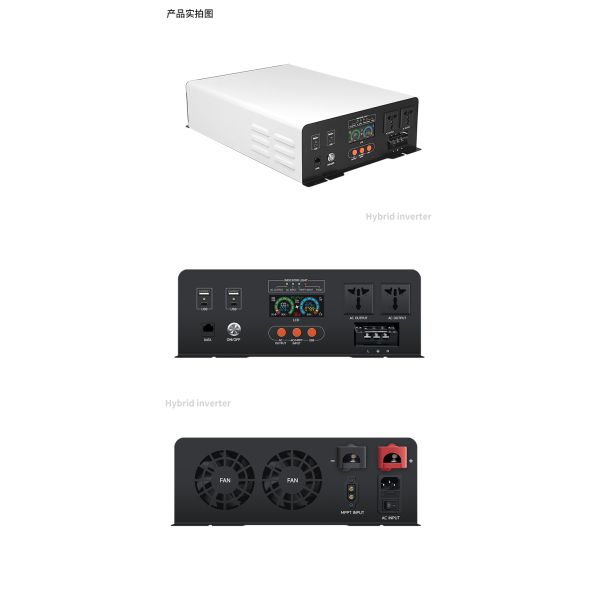 3000W Rated Power Solar Hybrid Inverter with Pure Sine Wave and Multi-Function for 50Hz/60Hz Applications