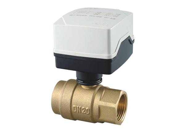 DN32 Underfloor Heating Ball Valve Brass 232 Psi Central Motorised