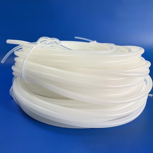 Белый прозрачный трубопровод силикона домашнего brew качества еды для заваривать