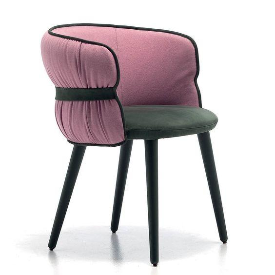 Merge Contemporary Coulisse Armchair / Classic Desig Leather Arm Chairs