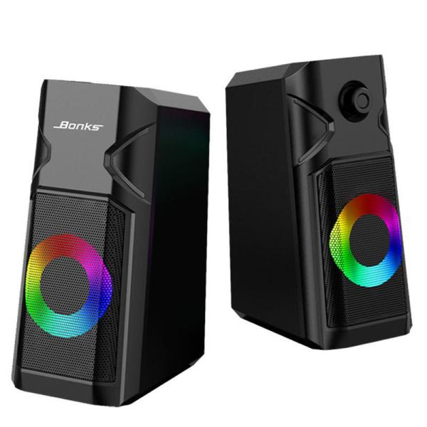 Сабвуферы небольшого аудио супер тома ноутбука USB диктора компьютера игры RGB настольные