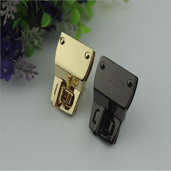 Dedicated design fashion accessories hardware gold metal twist lock for handbag