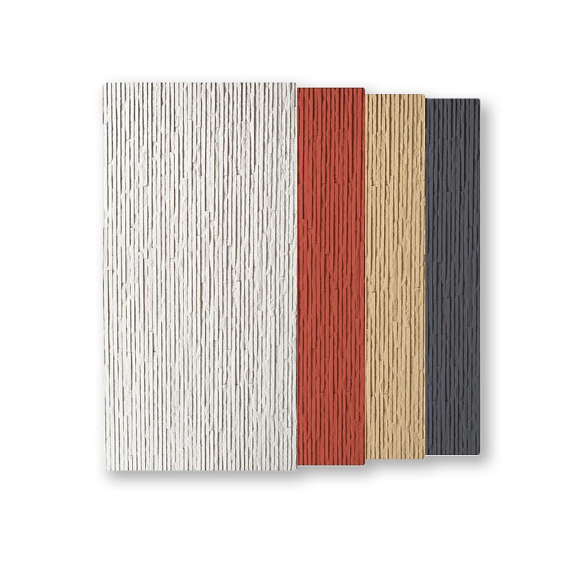 Flowing Soft Stone Flexible Wall Panel With Natural Slate Texture 600x1200mm
