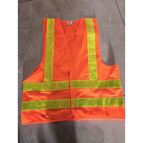 Safety Reflective Jacket 12 LED Light-Up Safety Vest with Reflective Strips – Ideal for Workers, Rechargeable Battery Workers & Cyclists Vests