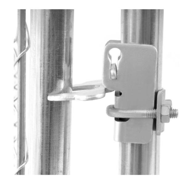 4x2.3x1.82M Thick Hot Galvanized Fence Big Dog Kennel/Metal Run/Pet house/Outdoor Exercise Cage