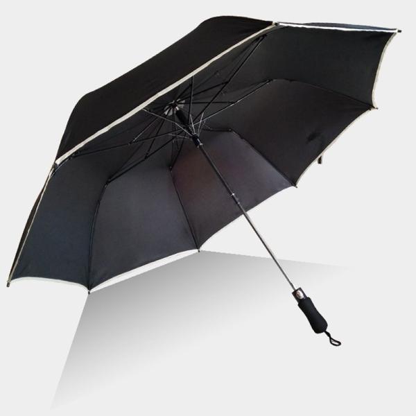 Windproof Logo Printing Auto Open Close Golf Umbrella , Storm Proof Umbrella