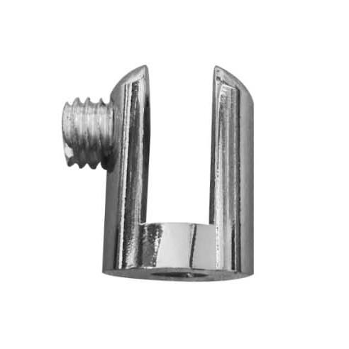 Fixed Glass Holder YS-030, Zinc Alloy,  for glass 6-8mm, finishing chrome or Satin