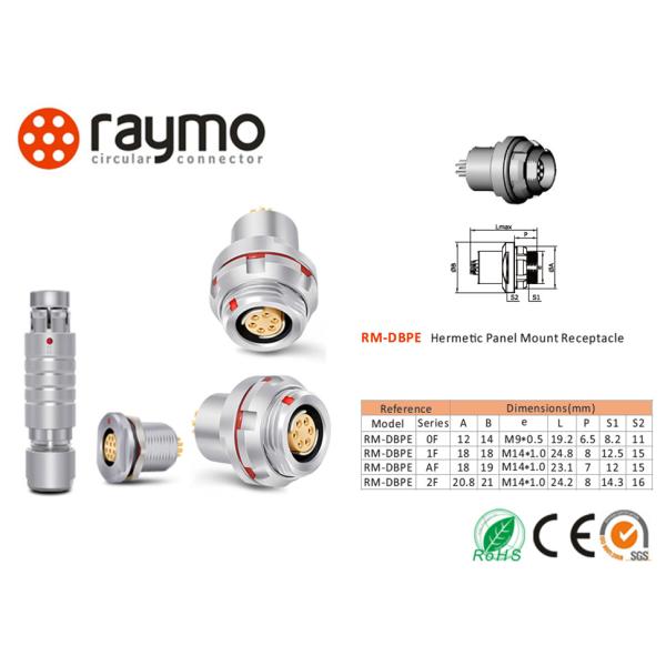 Female Solder Contacts Push Pull Connector 2 Pins 35A Current φ11-φ14