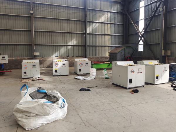 Resíduos de alumínio Metal aço inoxidável 2024 PB Design Reciclagem Baler com 7.5kW de Potência